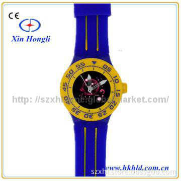 Newest custom logo silicone watches men with cheap price XHL-XZ001